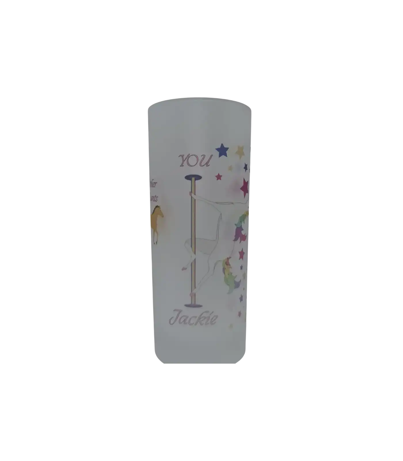 10oz Frosted Glass