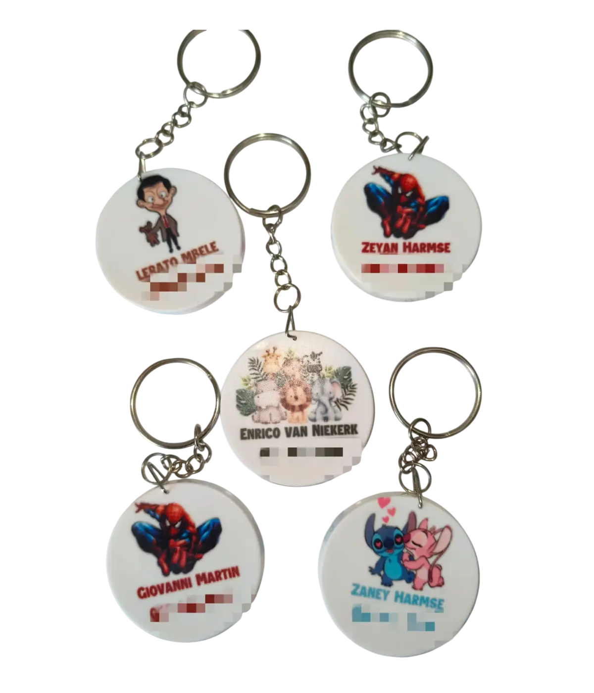 Round Bag Keyring